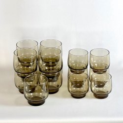 Drikkeglas - franske rgfarvede fra Luminarc