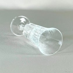 Champagneglas - fransk vintage med riller (6 stk samlet) 