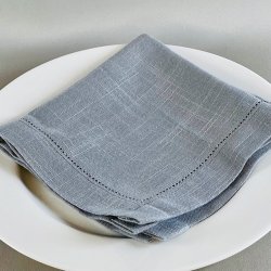 Stofservietter - franske lys gr m/hulmnster