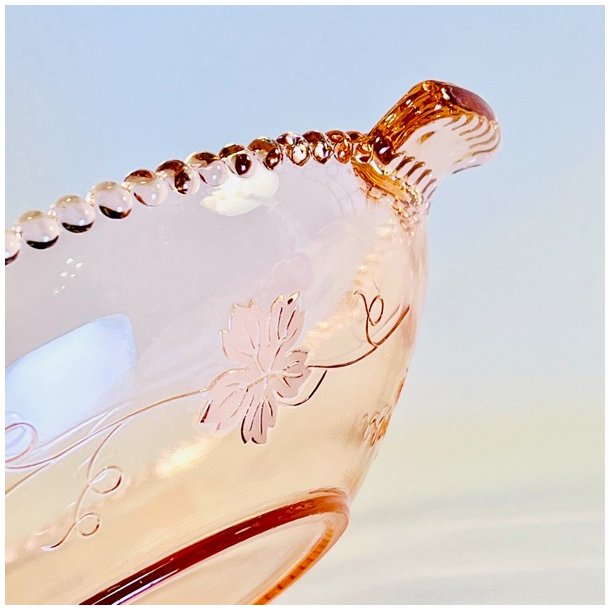 Glasskl - lyserd, perlekant