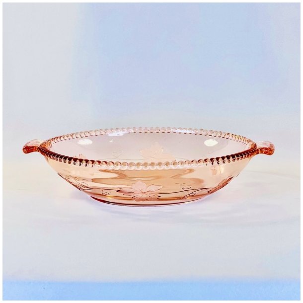 Glasskl - lyserd, perlekant