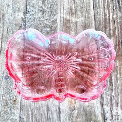 Glasfad - lyserdt, sommerfugl