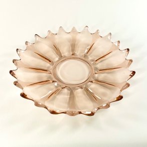 Lagkagefad - lyser�dt, takket kant �30