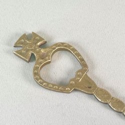 Lyseslukker messing - kors