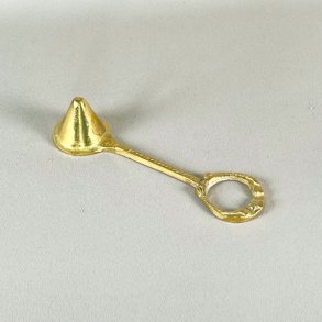 Lyseslukker messing - spids top