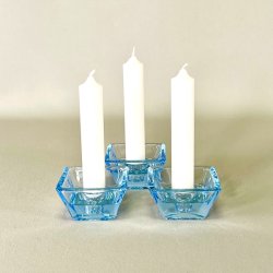 Lysestager - firkantede t/kronelys