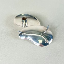 Lysestage til kertelys, drbeformet slv