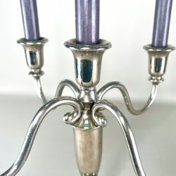 Femarmet lysestage - slv (nr. 3)