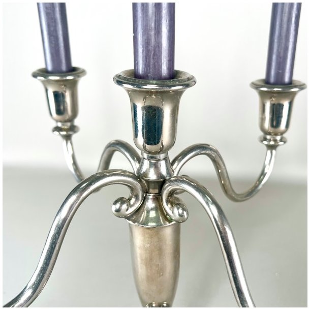 Femarmet lysestage - slv (nr. 3)