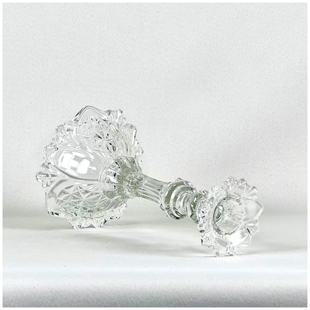 Lysestage - glas, hj