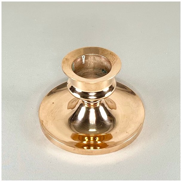 Lysestage - vintage, malm til bloklys