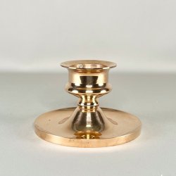 Lysestage - vintage, malm til bloklys