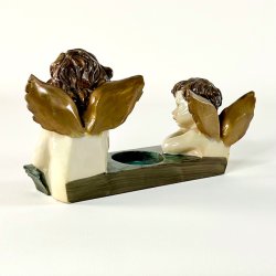 Fyrfadsstage med engle