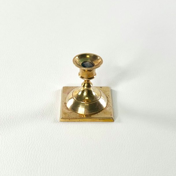 Messing lysestage - mini til kertelys 