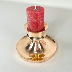 Lysestage - vintage, malm til bloklys