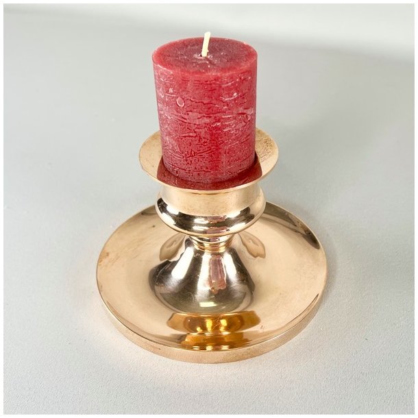 Lysestage - vintage, malm til bloklys