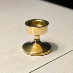 Messing lysestage til bloklys   