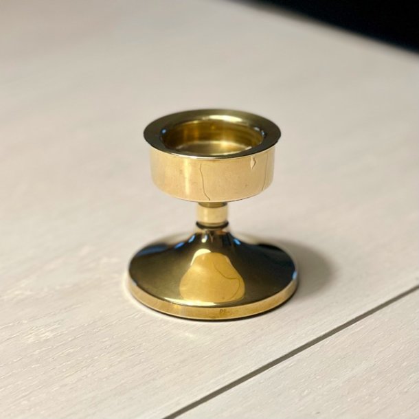 Messing lysestage til bloklys   