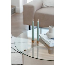 Taper lysestager til kronelys - rose gold (st a' 2 stk)