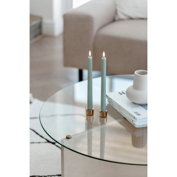 Taper lysestager til kronelys - rose gold (st a' 2 stk)