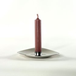 Lysestage i rustfri st�l til kronelys