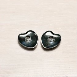 Hjerteformet lysestager til kertelys (st a 2 stk)