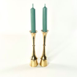 Lysestager (par) i messing, Quistgaard