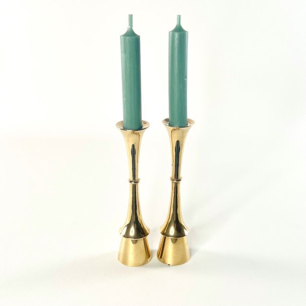 Lysestager (par) i messing, Quistgaard