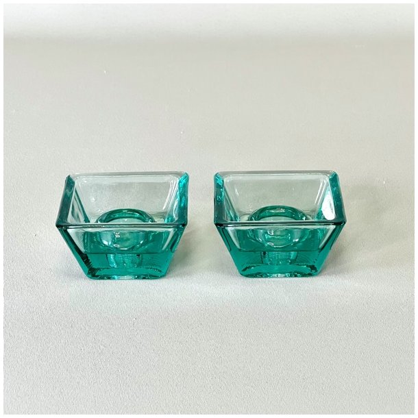 Lysestager - firkantede t/kronelys, grn