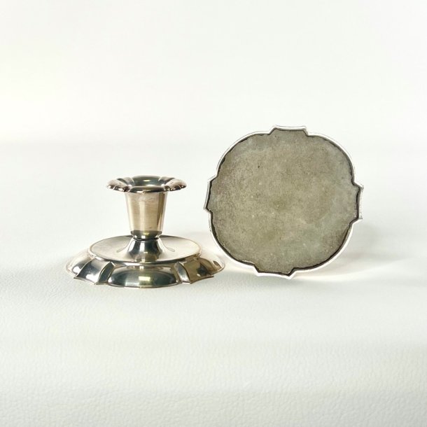 Lysestager (par) - vintage s�lvstager