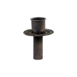 Lysholder med decor - messing 