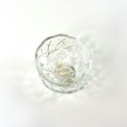 Lysmanchetter (2 stk/samlet) - klart glas, kraftig 