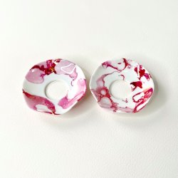 Lysmanchetter (s�t a' 2 stk) - marmoreret 