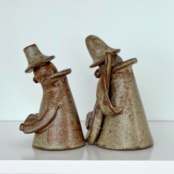 Musikanter i keramik (par)