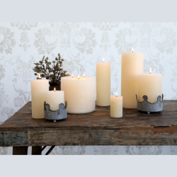 Bloklys Macon - creme, 40 t, 7 x H10 cm