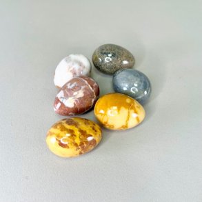 Marmorg - assorterede, farvede