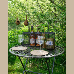 Barone vinflaskeholder i metal 