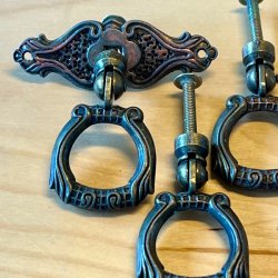 Mbelgreb - hngegreb m/kobbereffekt (genbrug - 3 stk samlet)