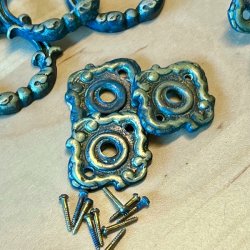 Mbelgreb - hngegreb m/lille plade (6 stk samlet)