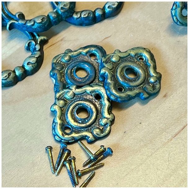 Mbelgreb - hngegreb m/lille plade (6 stk samlet)