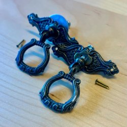 Mbelgreb - kul, hngegreb (genbrug - 2 stk samlet)