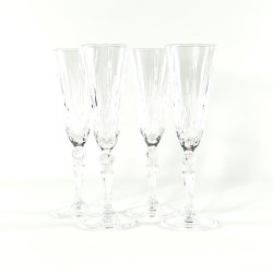 Champagneglas - Lyngby Melodia (4 stk samlet)