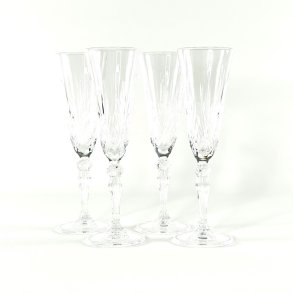 Champagneglas - Lyngby Melodia (4 stk samlet)