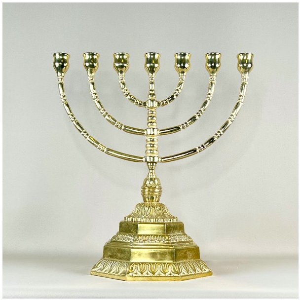 Kirkestage (Menorah) - 7-armet lysestage (Nr.2)