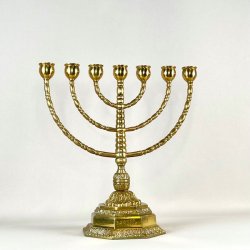 Kirkestage (Menorah) - 7-armet lysestage (Nr.6)