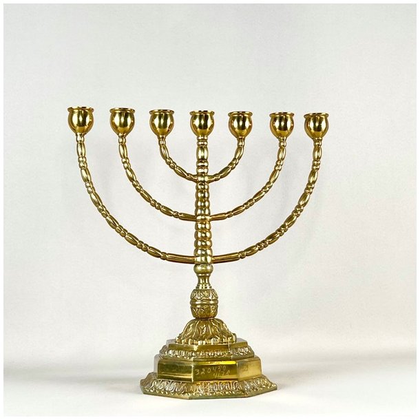 Kirkestage (Menorah) - 7-armet lysestage (Nr.6)