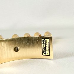 Lille forgyldt Menorah - 9-armet lysestage