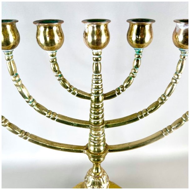 Kirkestage (Menorah) - 7-armet lysestage (Nr.3)