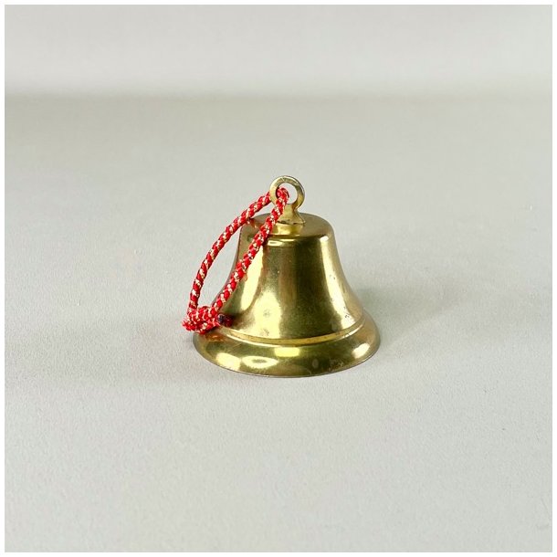 Messing klokke med snor