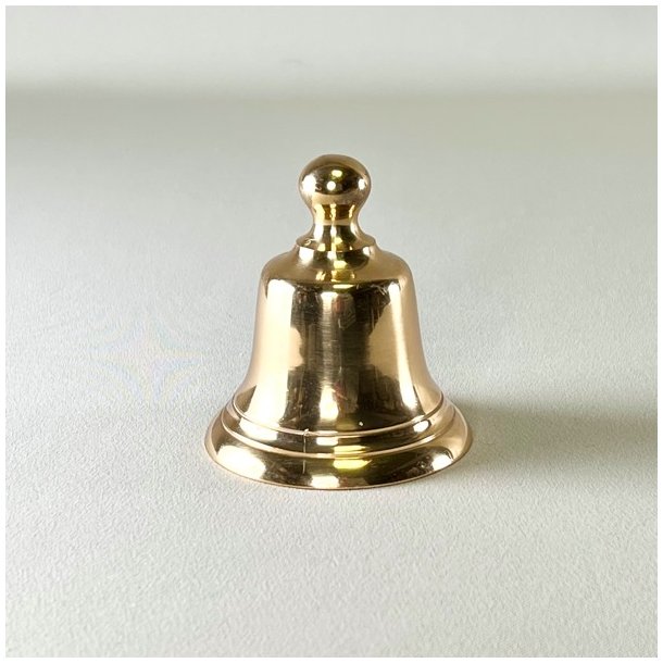 Messing klokke - massiv bordklokke 